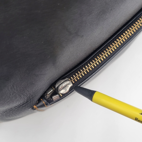 Coach 1941 Glovetanned Leather Saddle Bag, Black - Picture 13 of 16